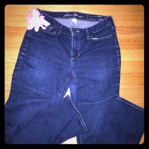 Straight curvy leg jeans only wore once